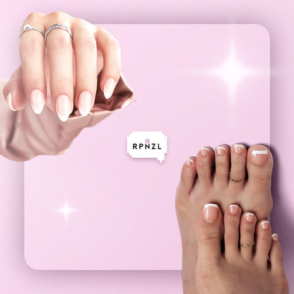 Fairy French - Matching Nail &amp; Toenail Kits