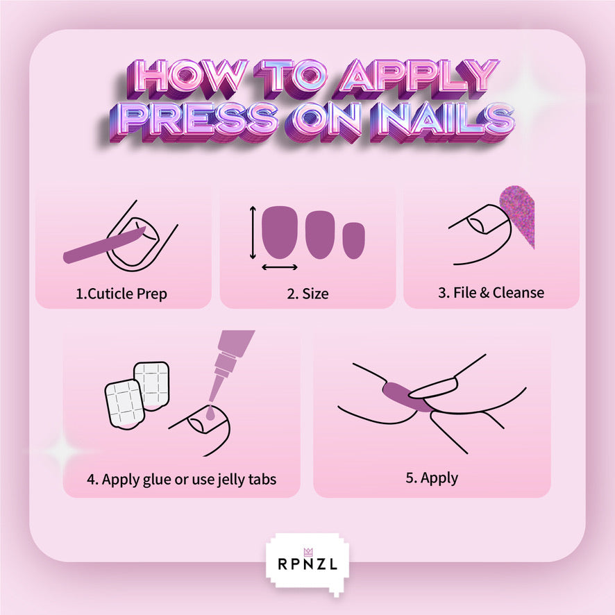 Empress Classics - 2 Press-on Toenail Kits