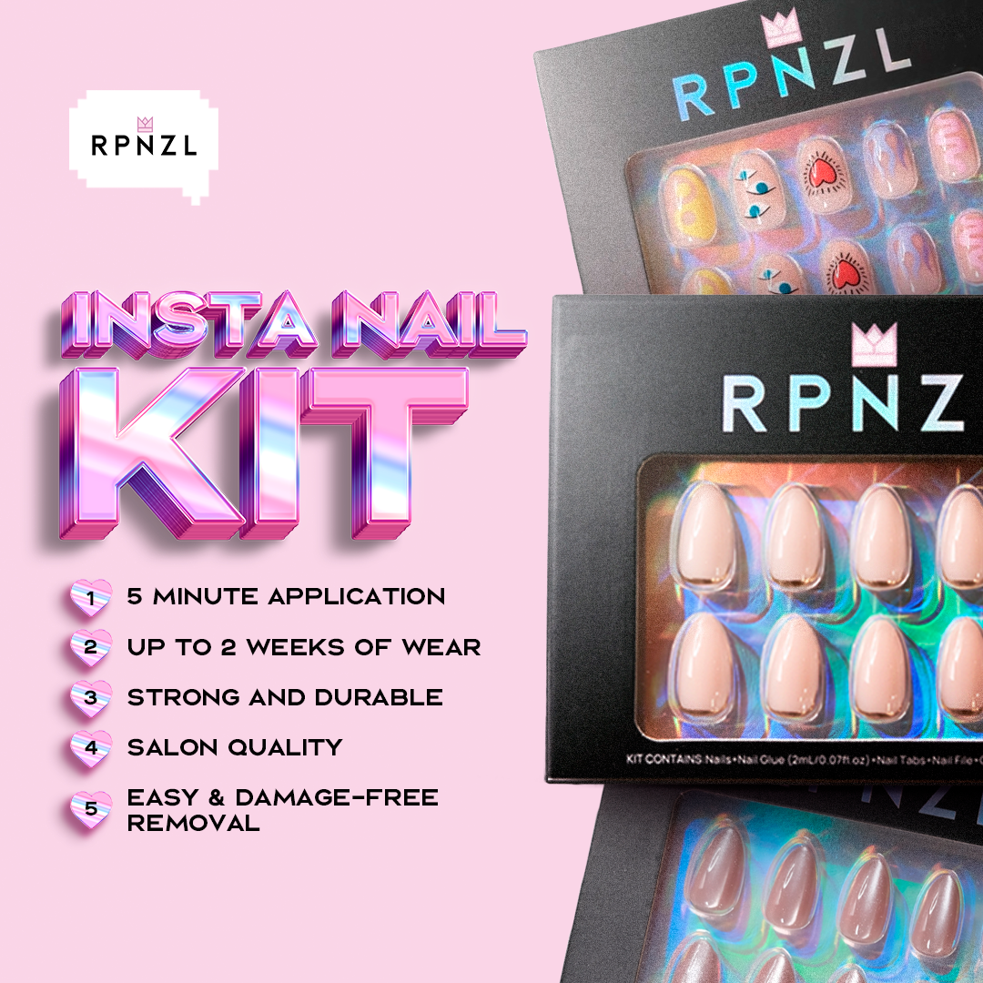 4 Press-on Nails Kit Surprise Bundle