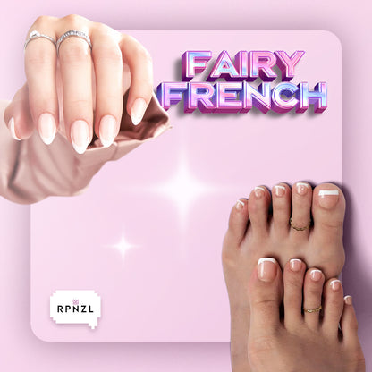 Fairy French - Matching Nail &amp; Toenail Kits