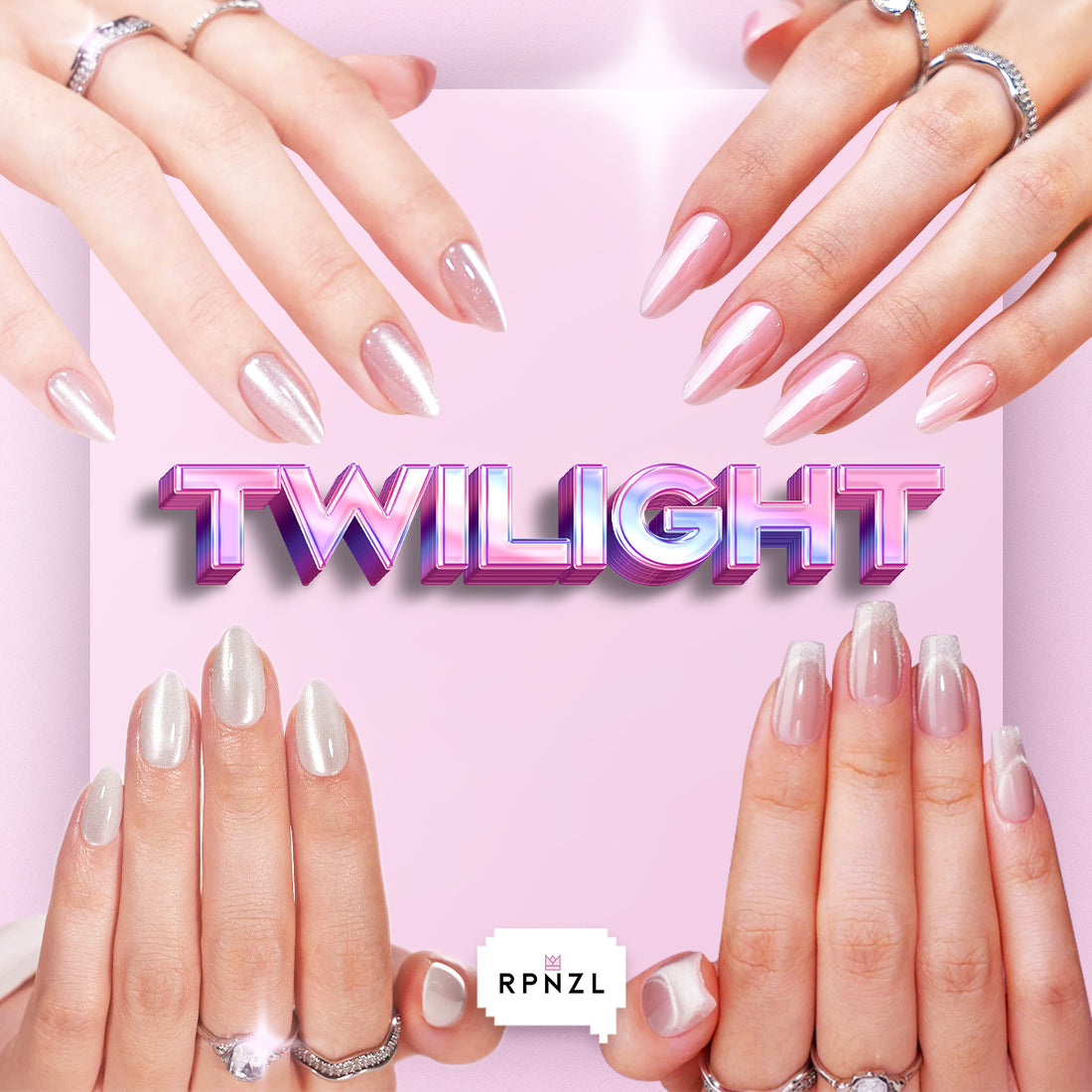 Twilight - 4 Pack Press-on Nails